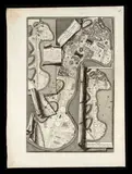 Tavola IV da "Il Campo Marzio dell' Antica Roma"... by Giovanni Battista Piranesi, nitida impressione on paper vergata con filigrana (fleurs-de-lys in doppio cerchio). Ottime condizioni salvo leggera, offered Nov 2022