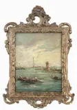 Francesco Guardi, Veduta della laguna con la torre di Marghera...