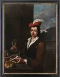 Antonio Amorosi, Ritratto di giovane al desco...