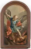Guido Reni, L'arcangelo Michele schiaccia Satana...