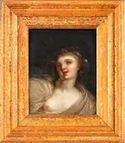 Jean-Baptiste Greuze, Testa di baccante...
