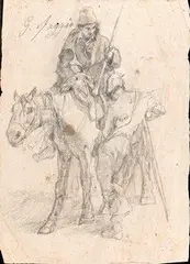 Giuseppe Raggio, Buttero a cavallo..., Discrete condizioni