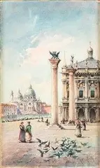 Piazza San Marco a Venezia... by Emanuele Brugnoli, Buone condizioni, offered Jun 2022