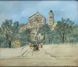 Michele Cascella, Facciata liceo-ginnasio Opera Don Bosco, 1928...