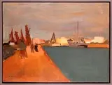 Carlo Quaglia, Il molo, 1952...