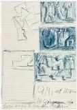 Mario Sironi, Schizzi, 1950 ca....