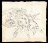 Pietro Dandini, Putti in volo che sorreggono lo stemma mediceo ...