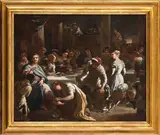 Luca Giordano, Cena a casa di Simone Fariseo...