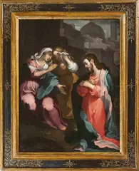Gesù di fronte a Marta e Maddalena... by Ventura Salimbeni, offered May 2022