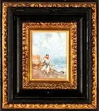 Vincenzo Migliaro, Giovane sulla spiaggia...