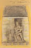 Ferruccio Ferrazzi, Studio per il mausoleo Ottolenghi, 1930...