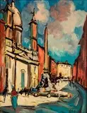 Achille Sdruscia, Piazza Navona...
