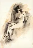 Marcello Avenali, Nudo femminile, 1962...