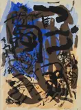 Luigi Montanarini, Astratto blu, 1958...