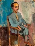 Franco Gentilini, Ritratto di Libero de Libero, 1946...