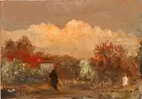 Pietro Annigoni, Paesaggio autunnale ...