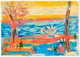 Antonio Corpora, Paesaggio marino, 1987...