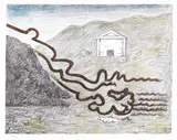 Il fiume misterioso by Giorgio de Chirico, 1969, lithograph a colori, offered May 2017