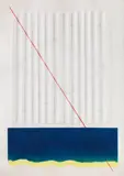 Agostino Bonalumi, Senza titolo, screenprint and calcografia on paper