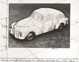 Christo, Wrapped Automobile Volvo, 1984, Collage