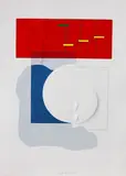 Agostino Bonalumi, Senza titolo, screenprint and calcografia on paper
