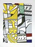 Roy Lichtenstein, Bicentennial Print, 1975, lithograph and screenprint a colori