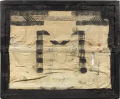 Ateneo by Bruno Ceccobelli, 1983, mixed media and collage on panel, offered May 2017
