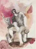 Sandro Chia, Senza titolo, 1985, watercolour
