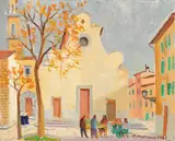 Piazza Santo Spirito by Rodolfo Marma, 1983, oil on canvas, offered May 2017