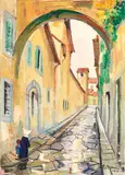 Via Laura by Rodolfo Marma, 1977, oil on canvas, offered May 2017