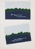 Senza titolo by Franco Angeli, 1976, enamel on card, offered May 2017