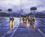Davide Frisoni, Riflessione, 2008, oil