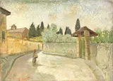 Strada sopra Firenze by Guido Borgianni, 1949, oil on canvas, offered May 2017