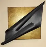 Antonio Baccarin, Senza nome, 2002, acrylic on canvas in fibra di carbonio