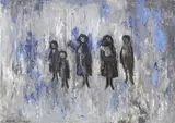 Xavier Bueno, Figure, oil on canvas
