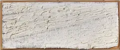 Serge Charchoune, Monochrome blanche, 1960, oil on canvas applicata on panel