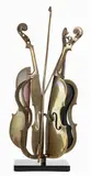 Violino by Arman, 1995, scultura in bronze dorato, offered May 2017