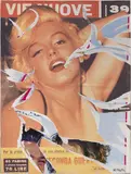 Rotella, Marilyn storica, 2003, décollage on canvas