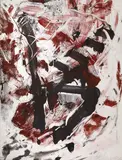 Gt-Ev 10/89 W. 21 by Emilio Vedova, 1989, oil on paper applicata on faesite, offered May 2017