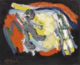Karel Appel, Composizione con putto