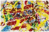 Senza titolo by Sam Francis, 1991, acrylic on paper, offered May 2017