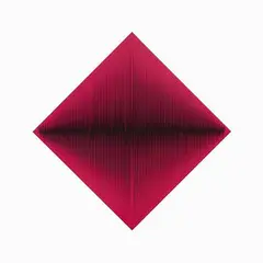 Toni Costa, Alternazione visuale, 1969, pVC rosso on panel