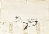 Pietro Annigoni, Studio (Il riposo), 1933, ink on paper