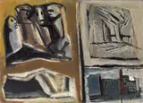 Composizione by Mario Sironi, 1947, oil on panel, offered Nov 2016