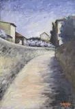 Paese by Ottone Rosai, 1933, oil on canvas, offered Nov 2016