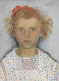 Gino Severini, Ragazza di Olevano, 1939, oil on panel
