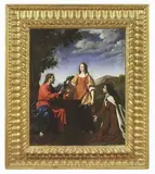 Carlo Dolci, La Samaritana al pozzo (Cristo e la Samaritana con Santa Maria Maddalena de' Pazzi), oil on canvas