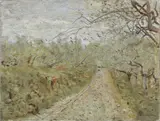 Telemaco Signorini, Paesaggio, oil on canvas