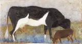 Giuseppe Cesetti, Mucca con vitello