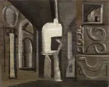 Composizione murale by Mario Sironi, 1944, oil on panel, offered May 2016
